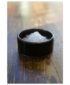 liten skål stapelbar svart glasyr stengods keramik